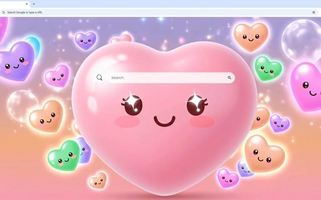 Kawaii Hearts Live Wallpaper