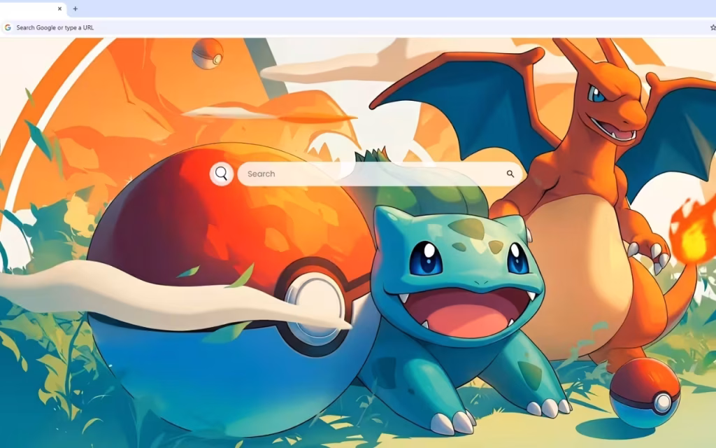 Pokemon Charizard Bulbasaur & Pokeball Live Wallpaper