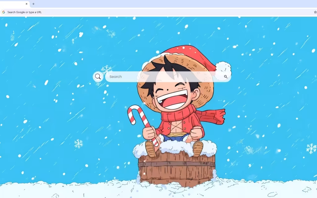 One Piece Luffy Christmas Live Wallpaper