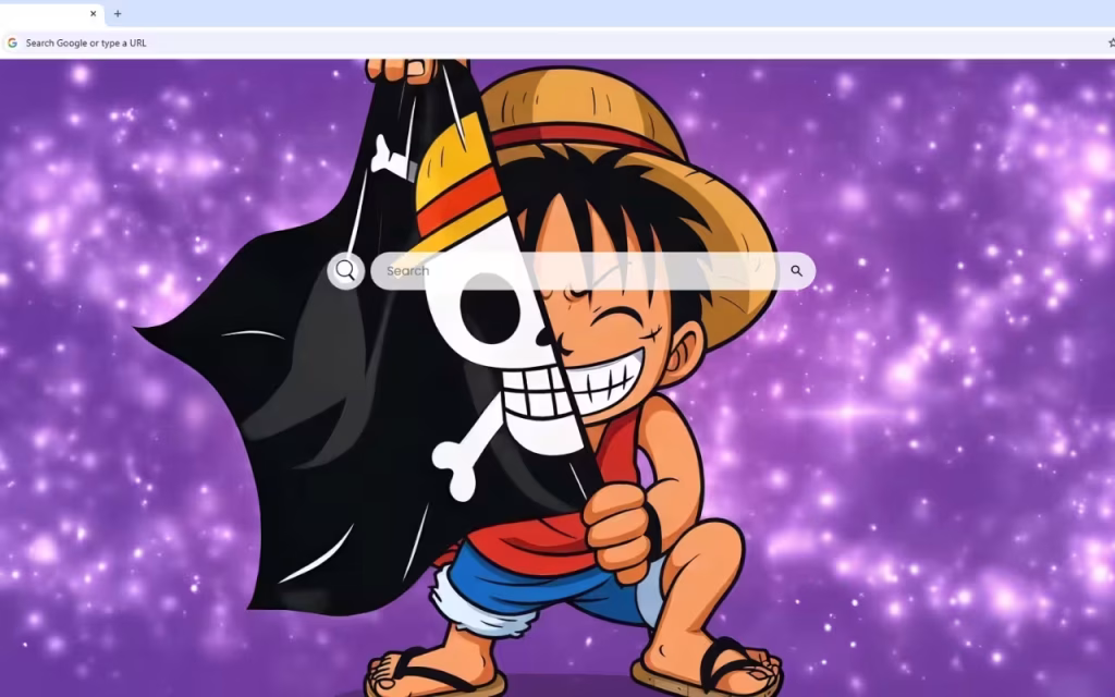 Luffy & Straw Hat Pirates Flag Live Wallpaper