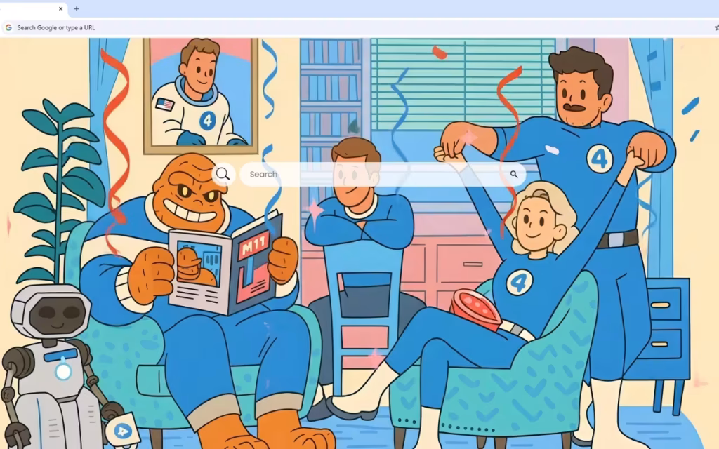 Fantastic Four Cartoon Live Wallpaper