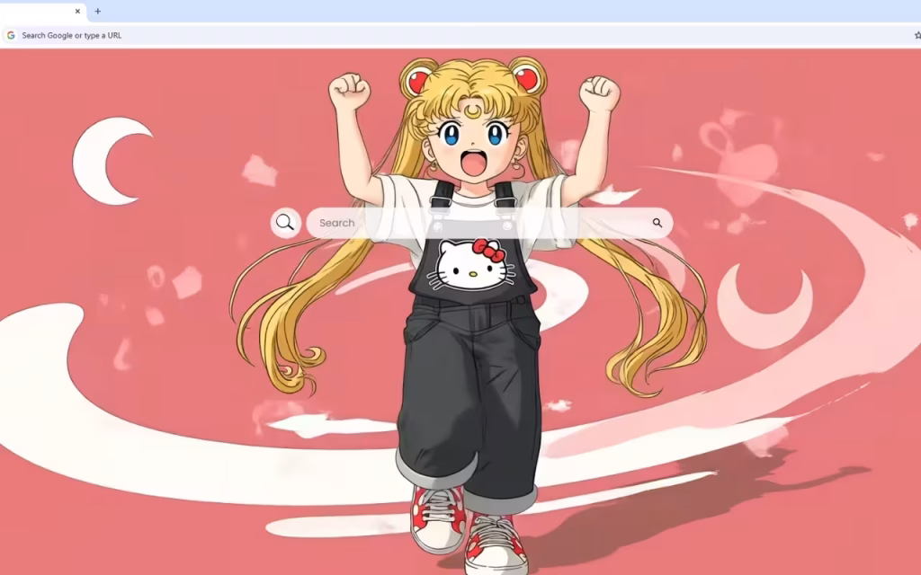 Sailor Moon Hello Kitty Live Wallpaper