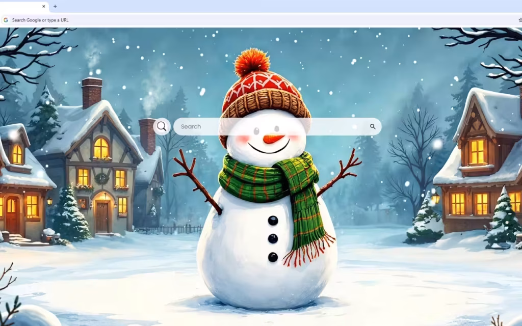 Joyful Snowman Live Wallpaper (1)