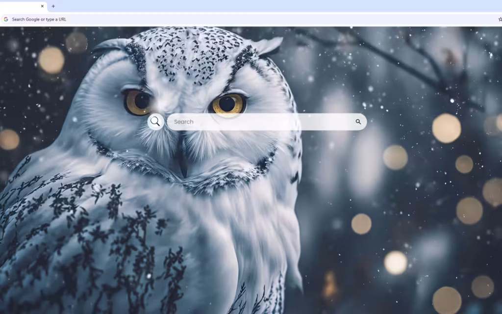 Snow Owl Live Wallpaper