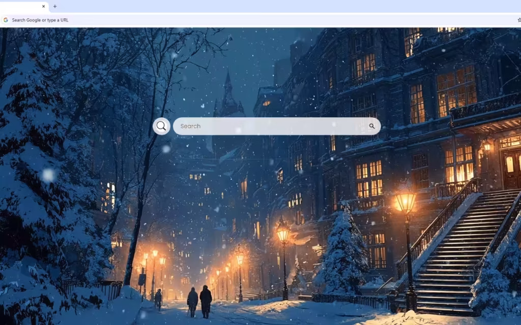 Night Snow Live Wallpaper