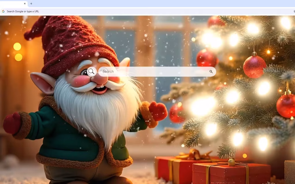 Cute Little Gnome Christmas Live Wallpaper