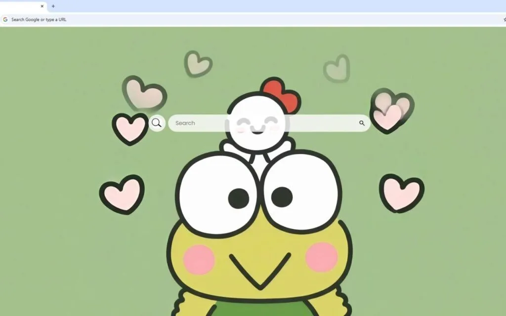 Keroppi Love Live Wallpaper