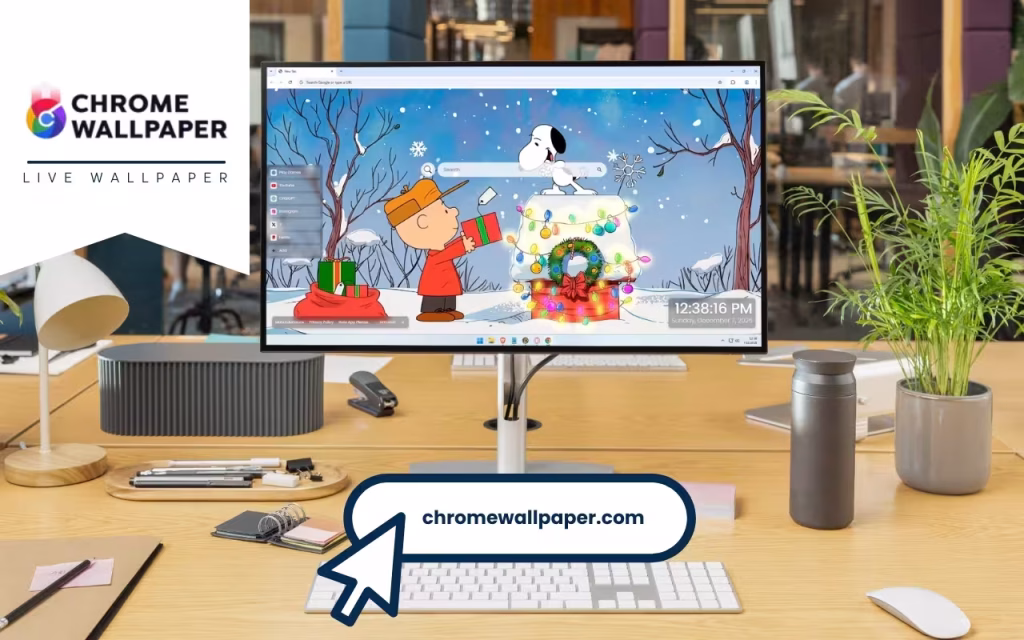 Snoopy Christmas Gift Charlie Brown Live Wallpaper (3)