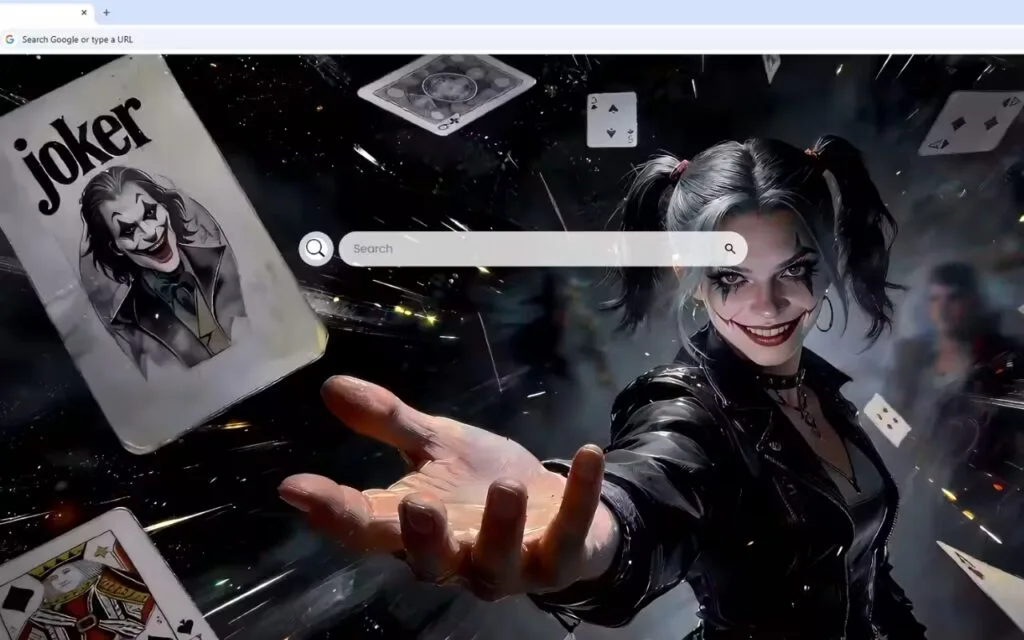 Harley Quinn Joker Cards Chaos Live Wallpaper