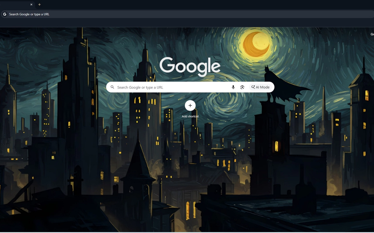 Batman Gotham City Van Gogh Style