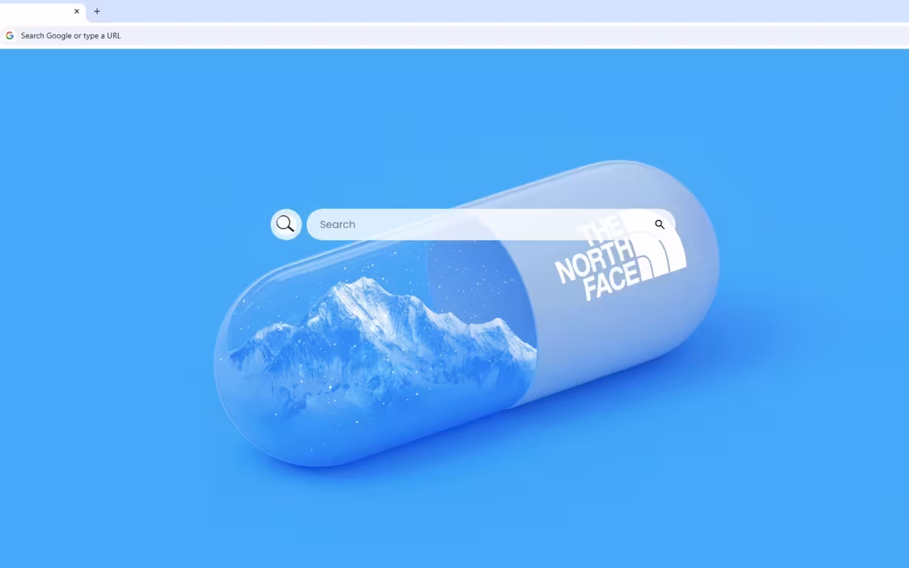 The North Face Mountain Pill Live Wallpaper