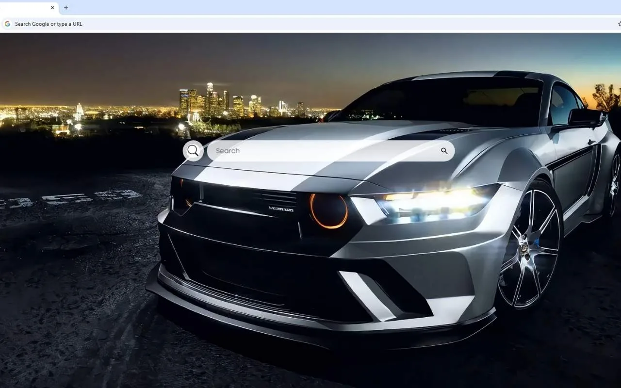 Ford Mustang Barricade Live Wallpaper