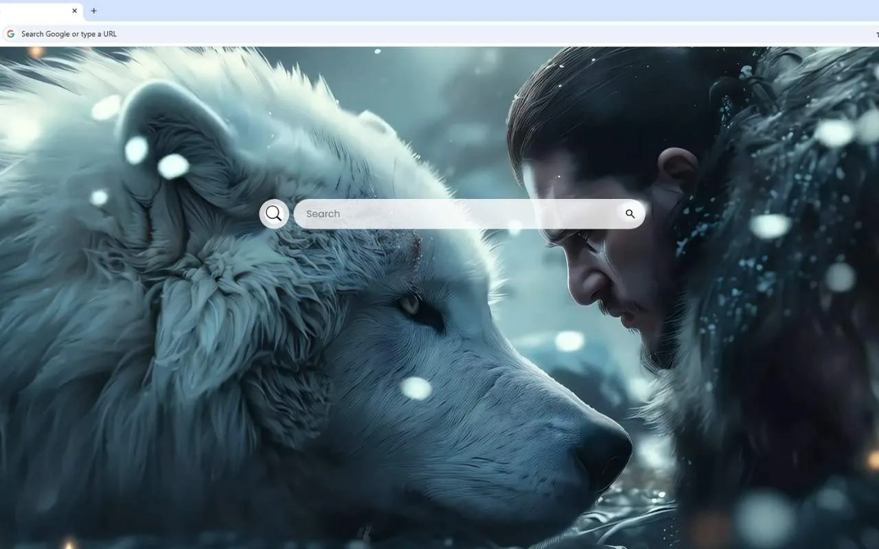 Jon Snow Wolf Live Wallpaper