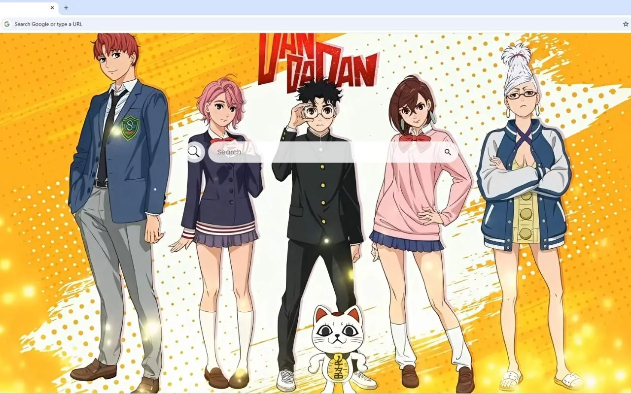 Dandadan Let's Go Live Wallpaper