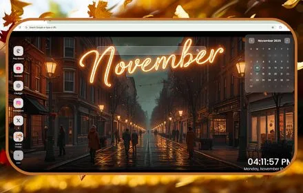 November 2026 Calendar Wallpaper