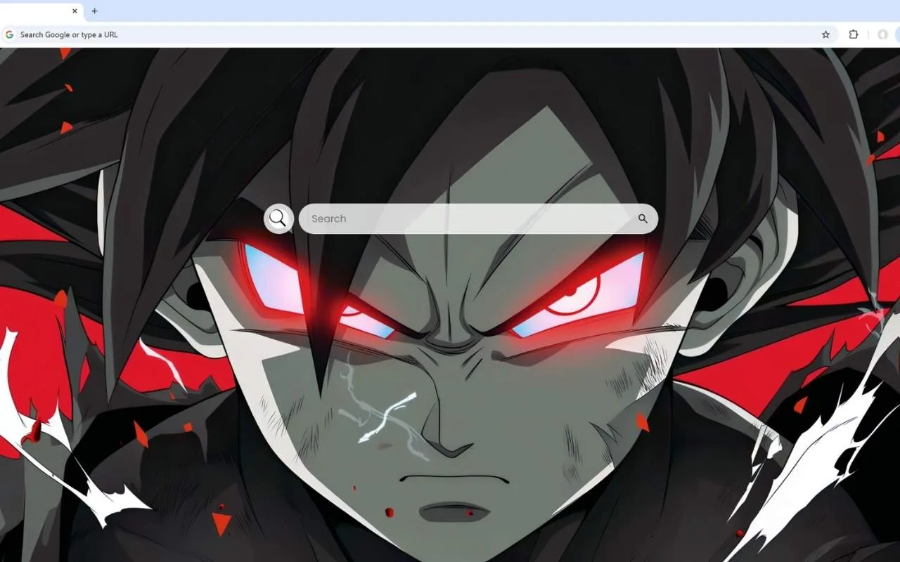 Goku Dark Glowing Eyes Live Wallpaper