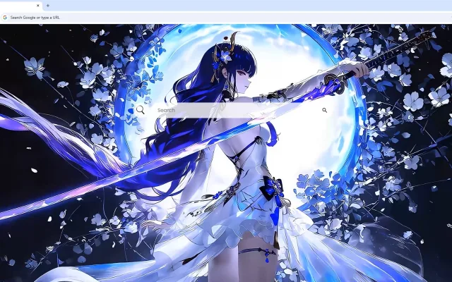 Raiden Shogun Moonlit Blade Live Wallpaper