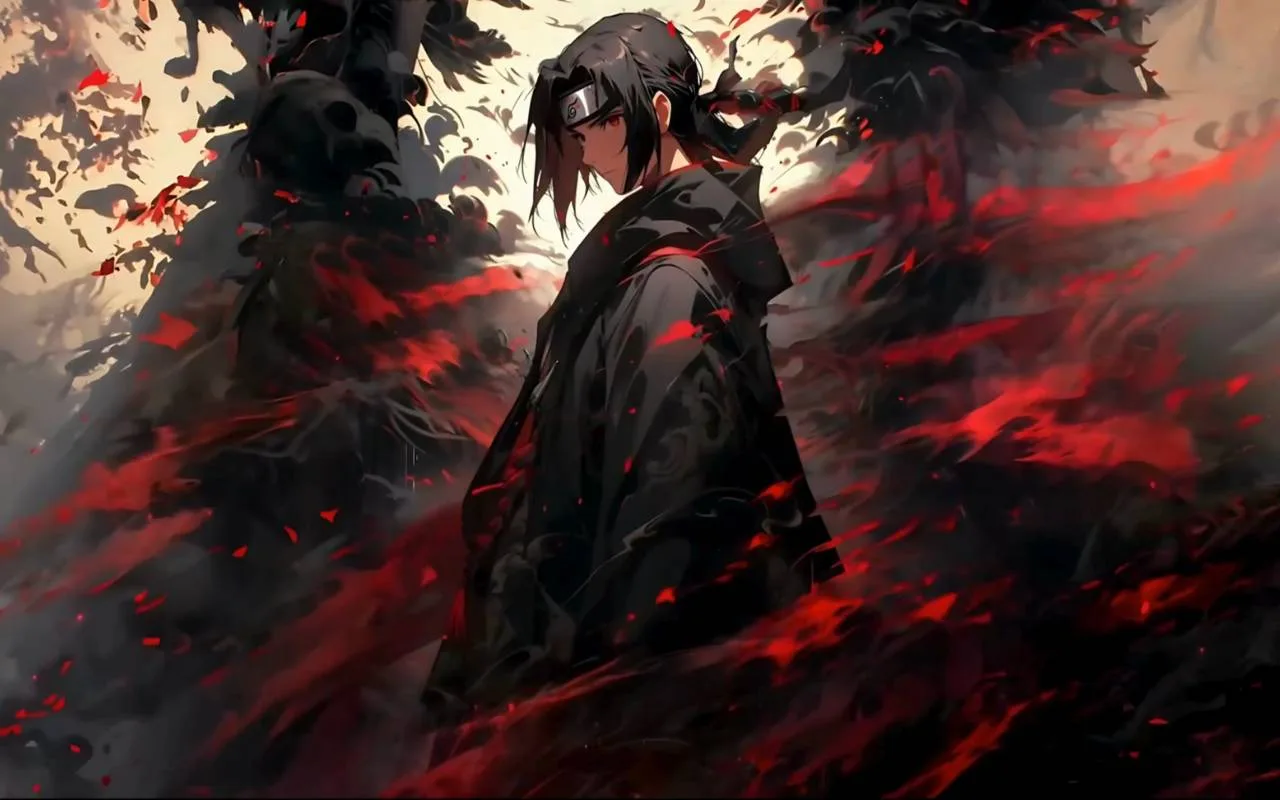 Itachi Uchiha - Flame Live Wallpaper