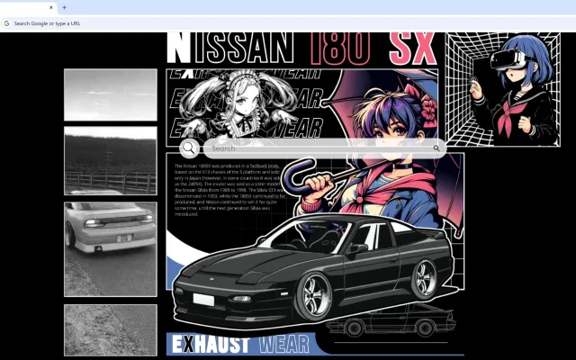 Nissan 180SX Anime Street Racing Live Wallpaper