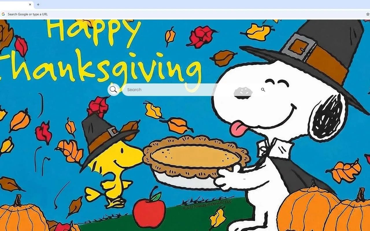 Thanksgiving Snoopy Live Wallpaper