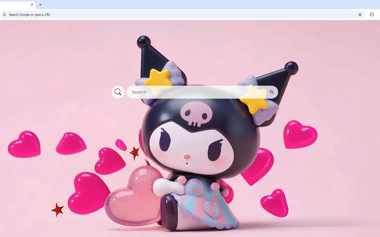 Kuromi Love Live Wallpaper