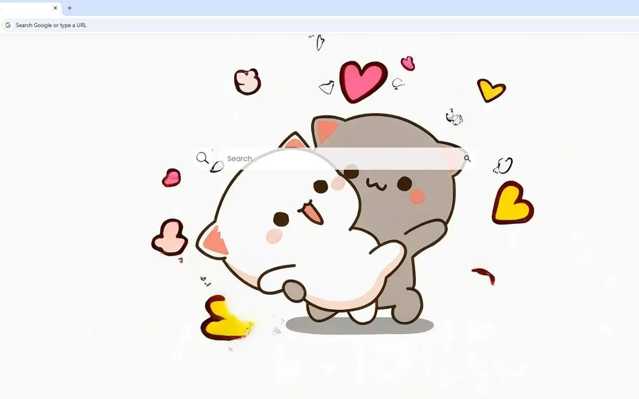 Kitty Kawaii Couple Live Wallpaper