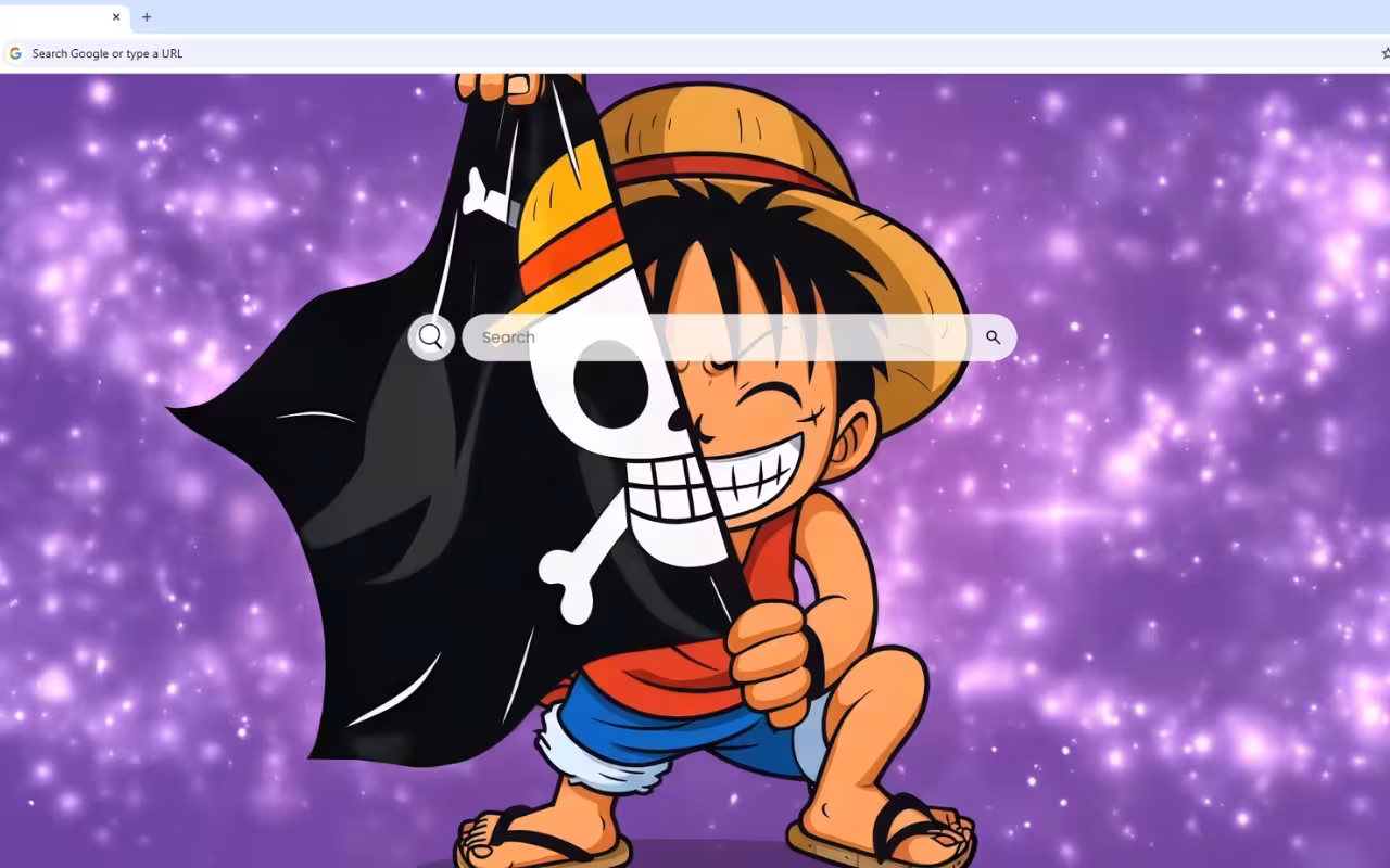 Luffy & Straw Hat Pirates Flag Live Wallpaper