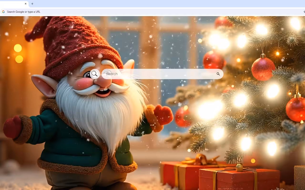 Cute Little Gnome Christmas Live Wallpaper