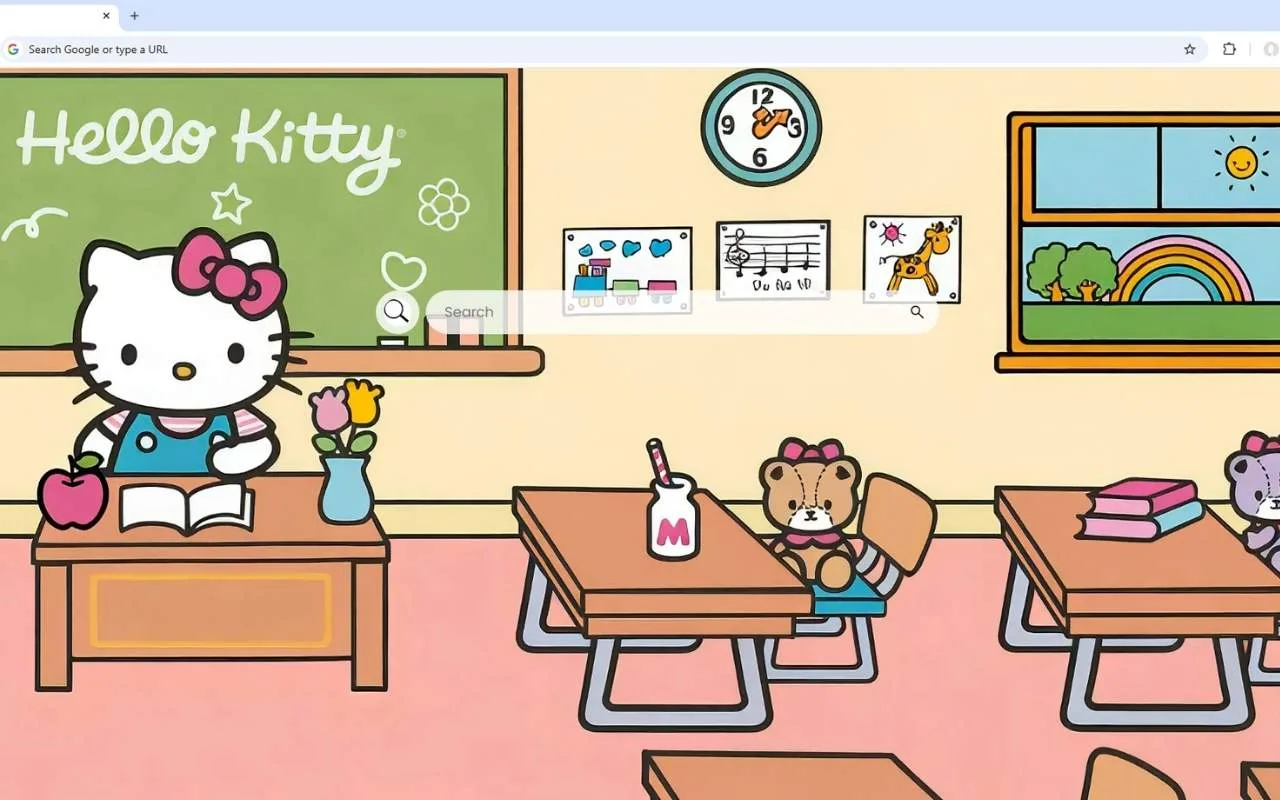 Hello Kitty Classroom Live Wallpaper