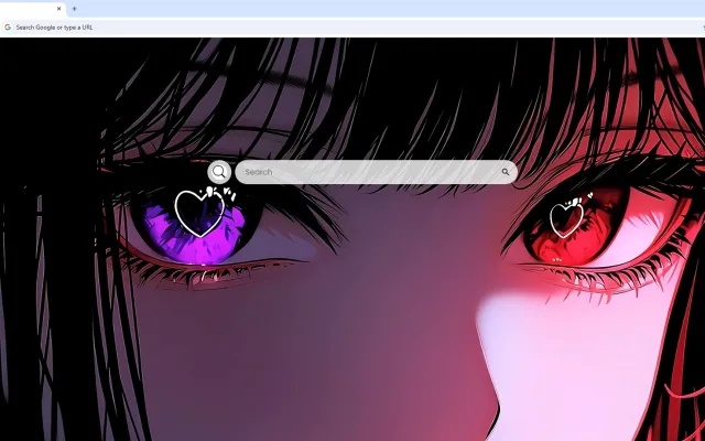 Purple & Red Gaze Anime Eyes Live Wallpaper