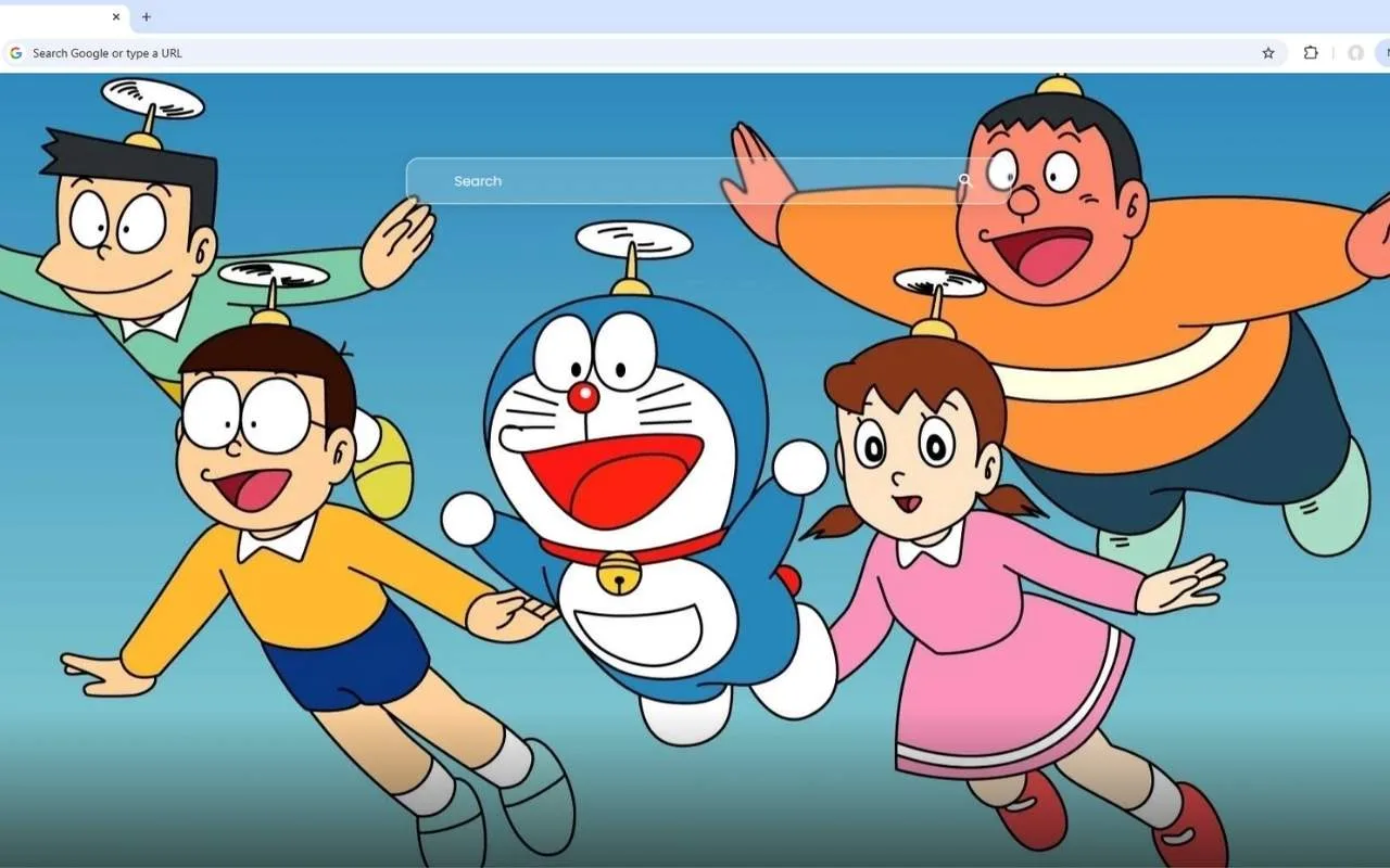 Doraemon Fly Wallpaper