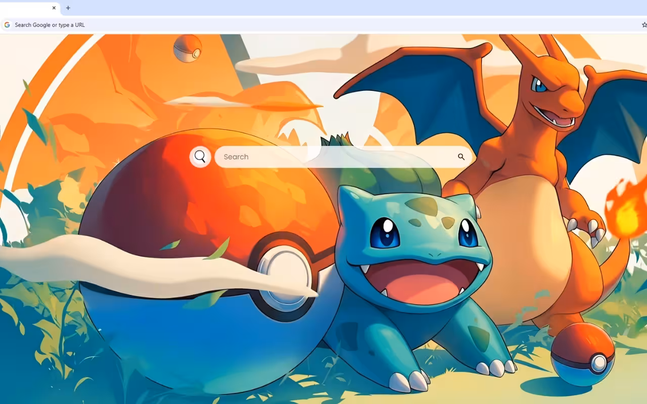 Pokemon Charizard Bulbasaur & Pokeball Live Wallpaper
