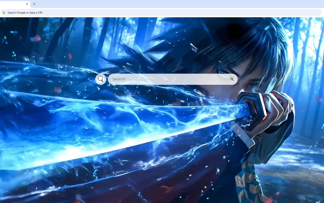 Giyu Tomioka Blue Nichirin Live Wallpaper