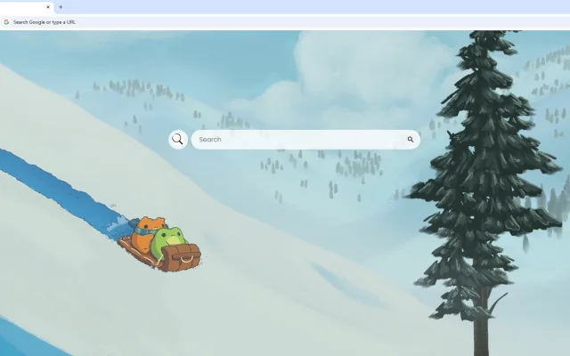 Abi Toads Sledding Live Wallpaper