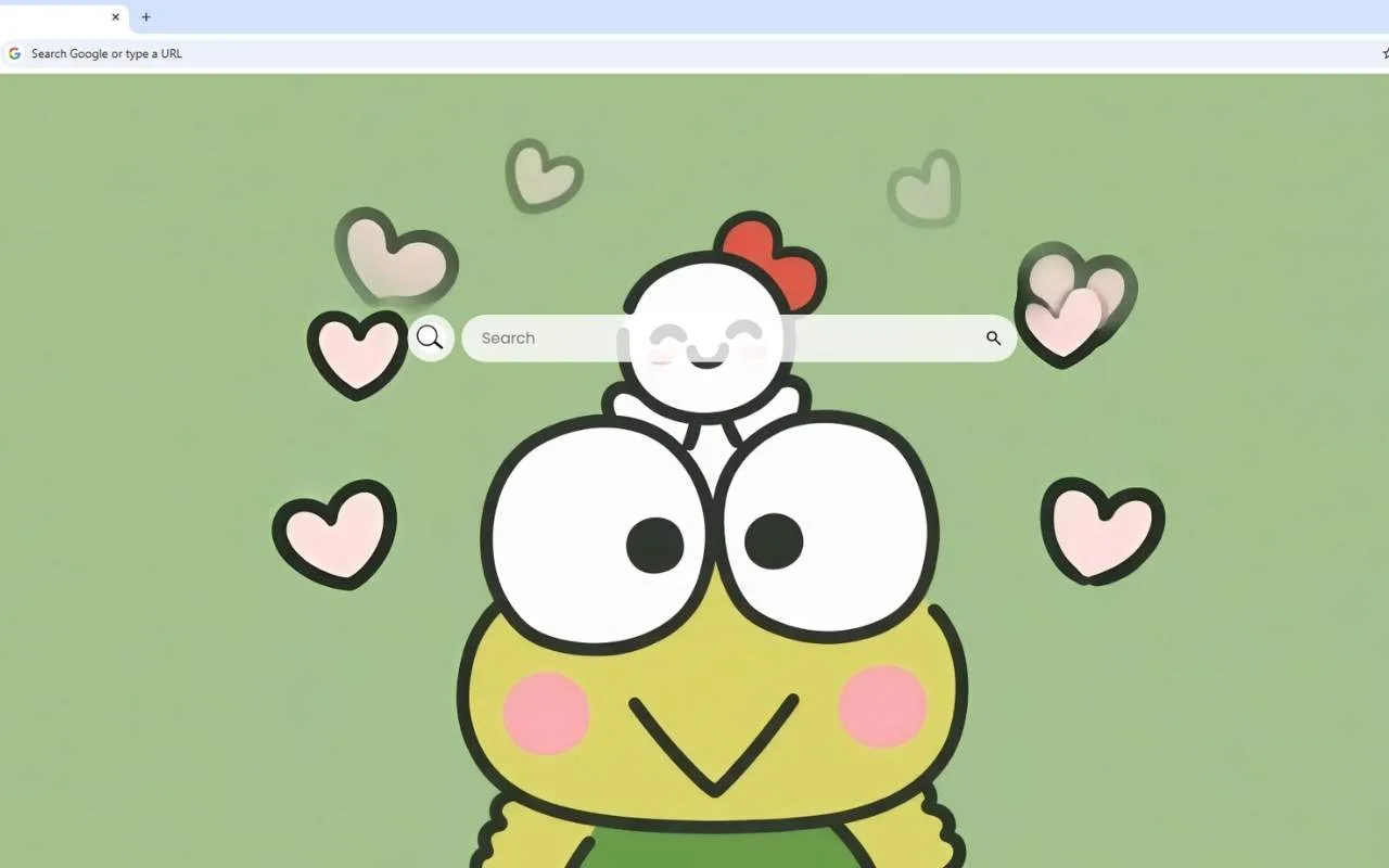 Keroppi Love Live Wallpaper