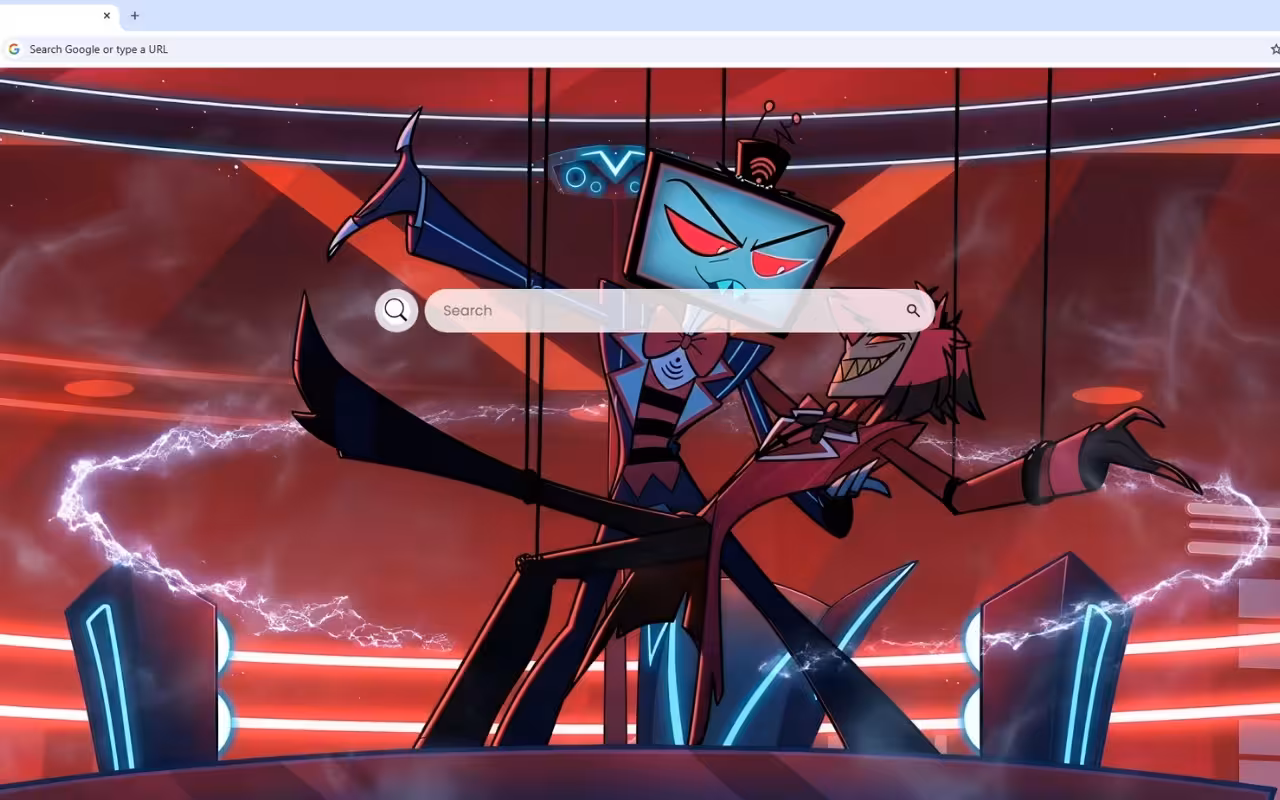 Hazbin Hotel Vox and Valentino Live Wallpaper