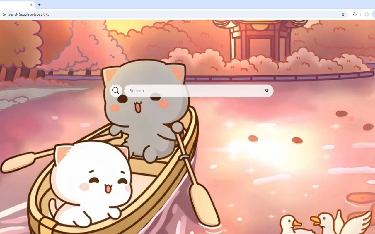 Peach and Goma Live Wallpaper