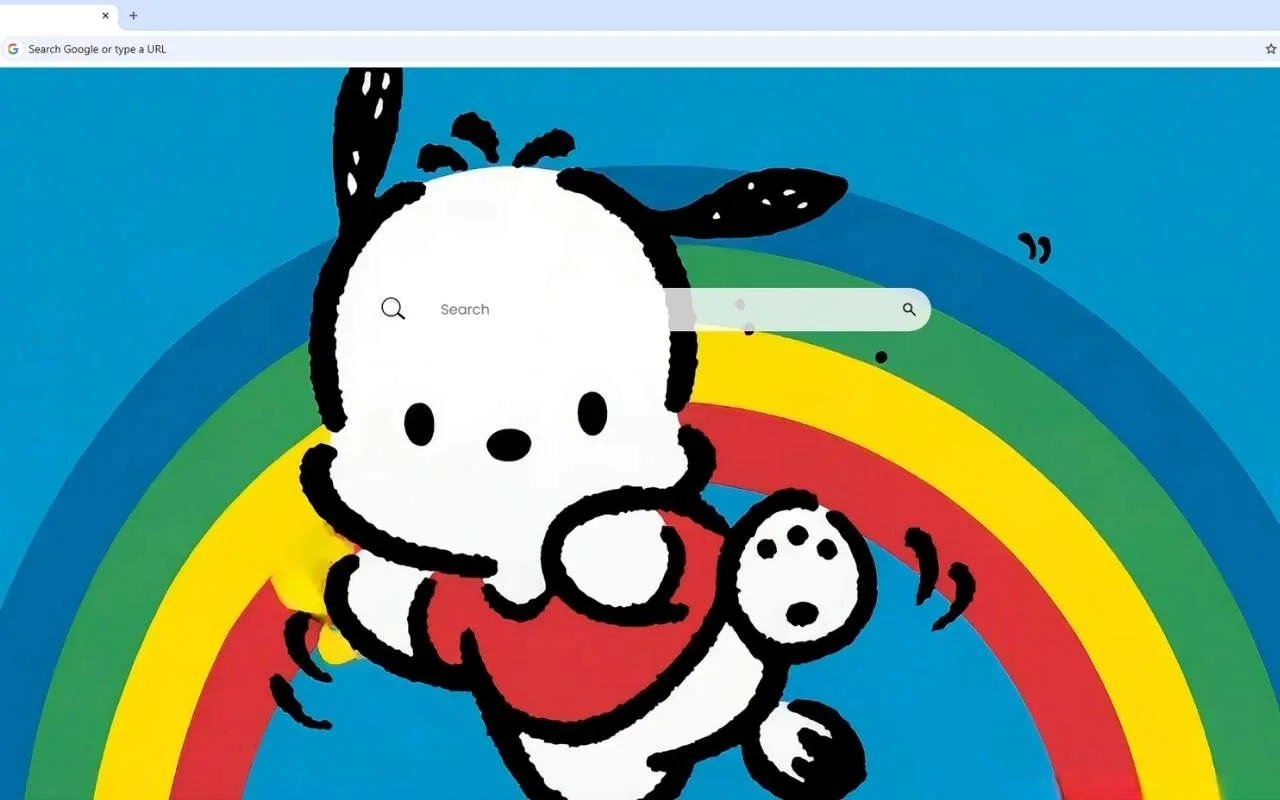 Pochacco Rainbow Live Wallpaper