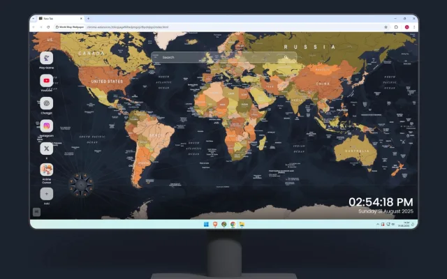World Map Wallpaper