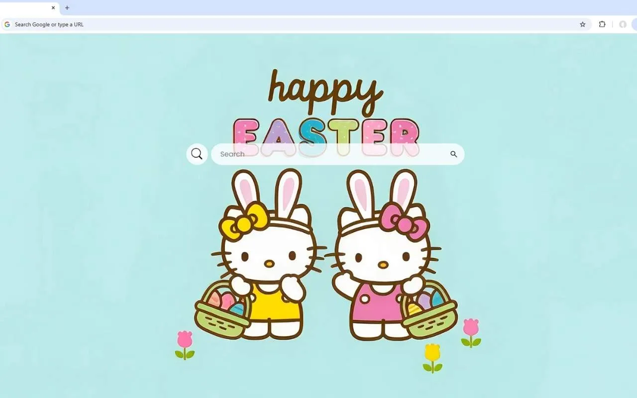Hello Kitty Happy Easter Live Wallpaper