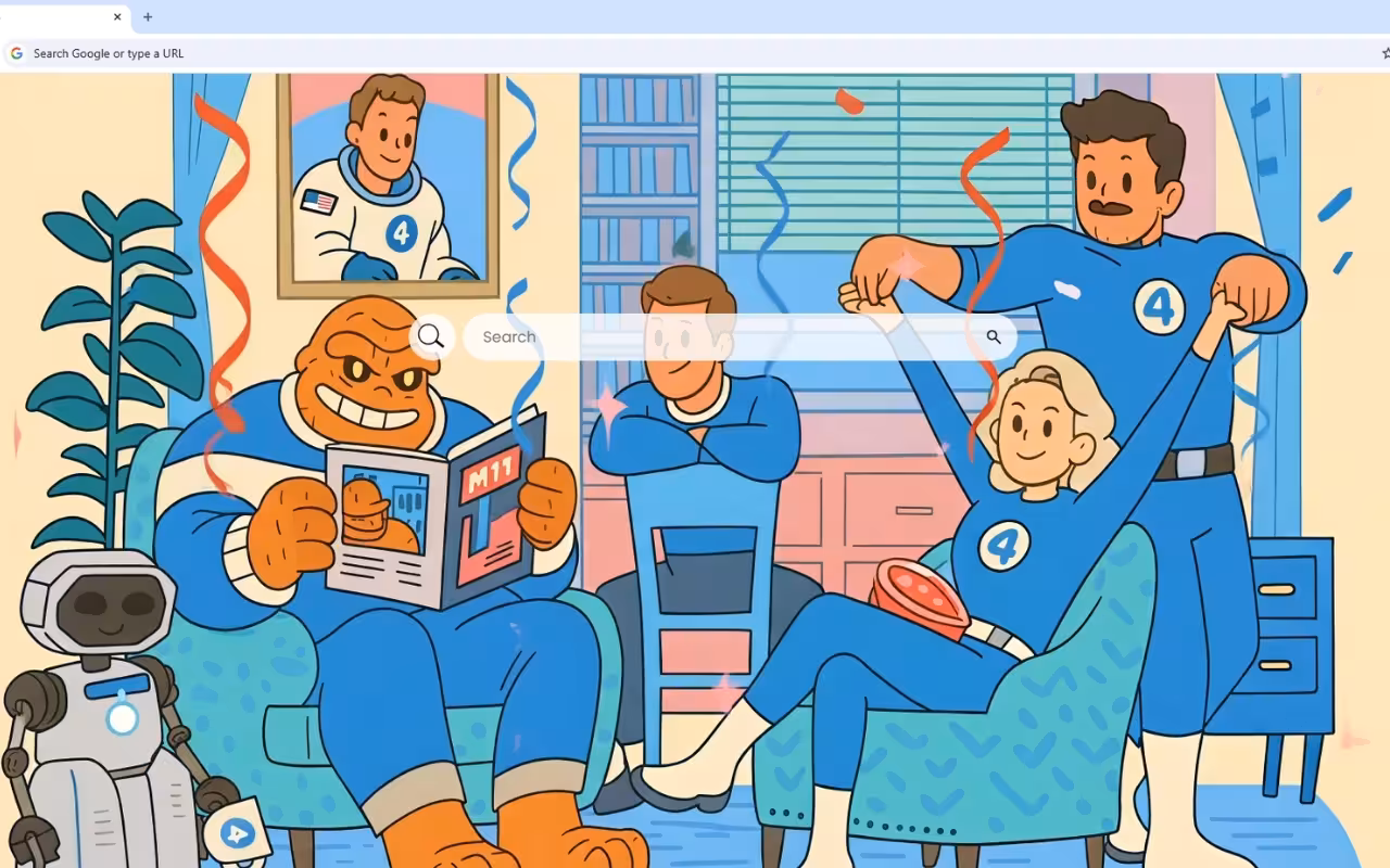 Fantastic Four Cartoon Live Wallpaper
