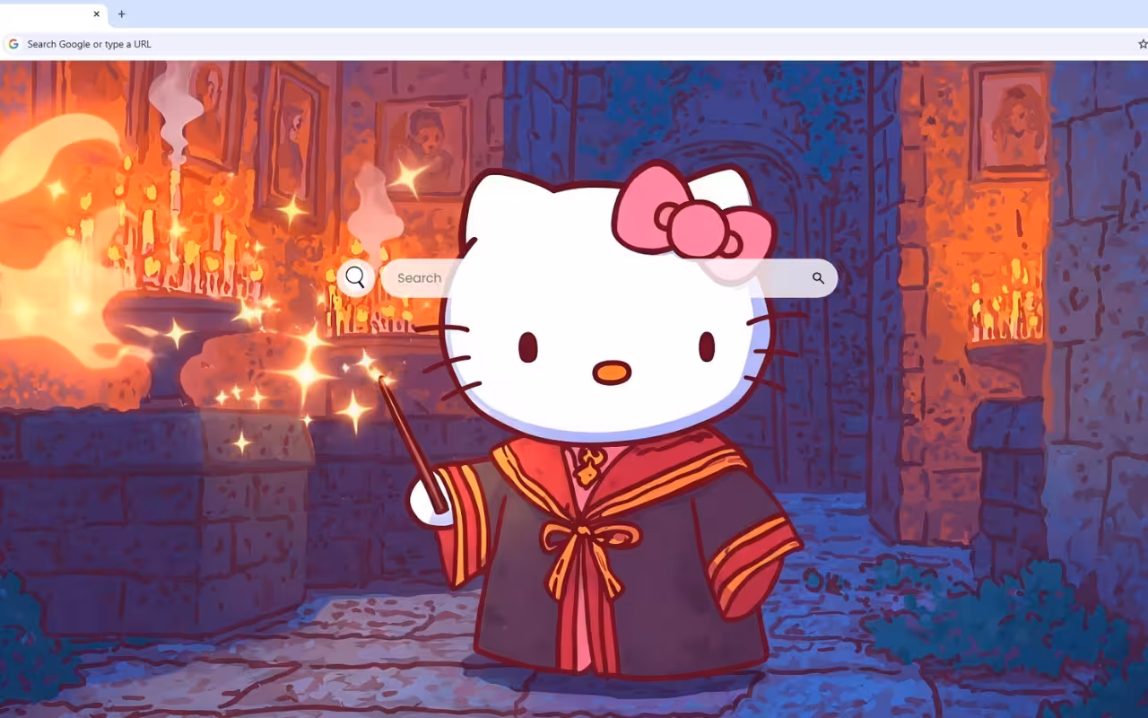 Hello Kitty Gryffindor Robes Live Wallpaper