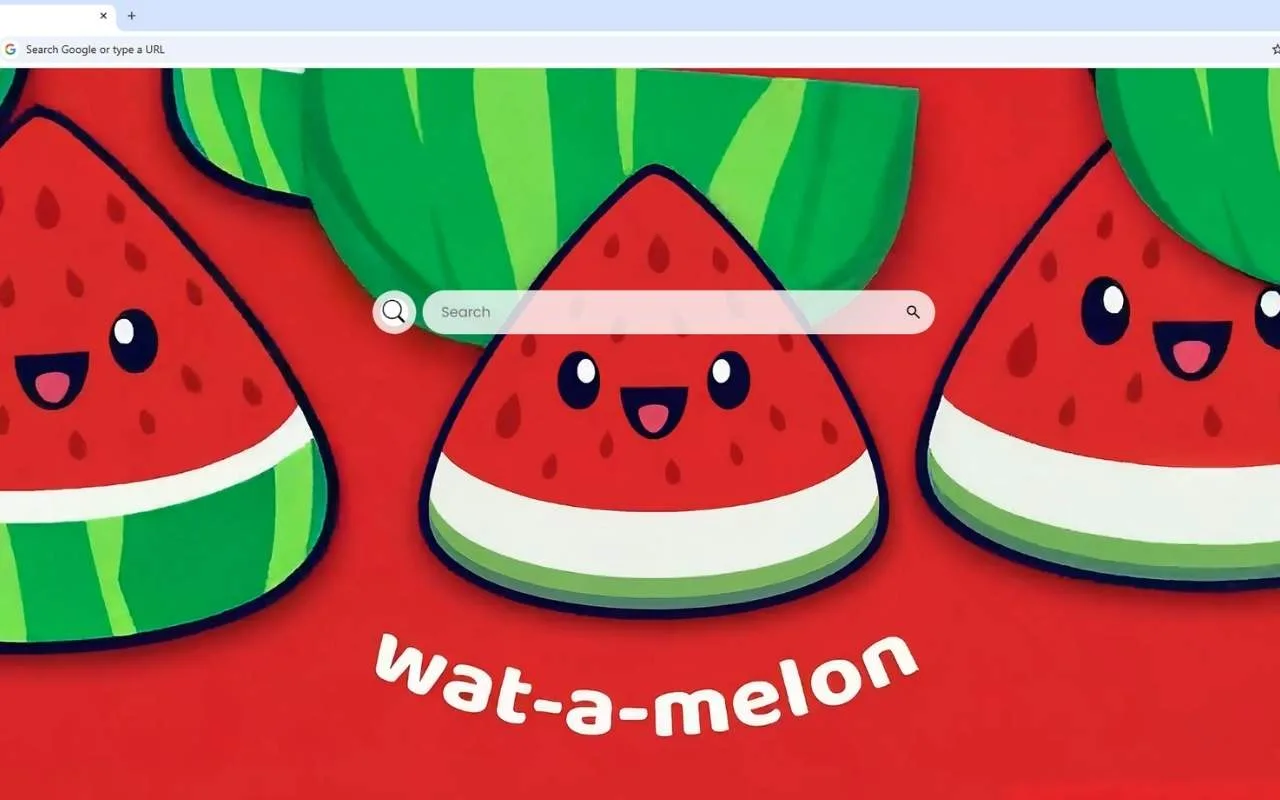 Watermelon Kawaii Live Wallpaper