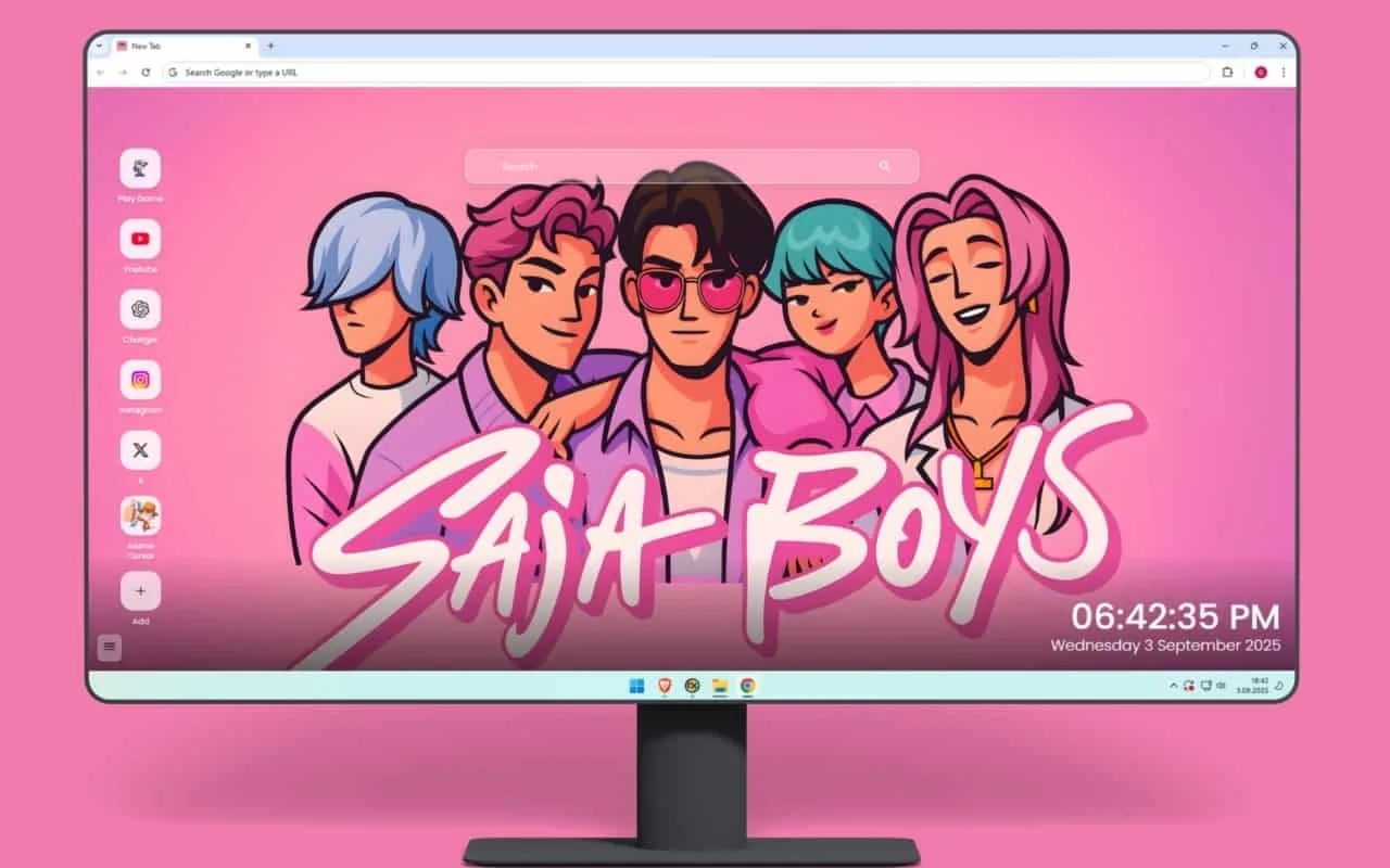 Saja Boys KPop Demon Hunters Wallpaper
