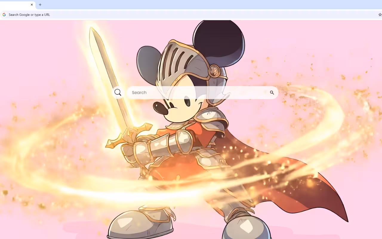 Mickey Mouse Knight with Sword Live Wallpaper