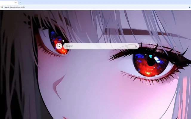 Anime Girl Ruby Eyes Live Wallpaper