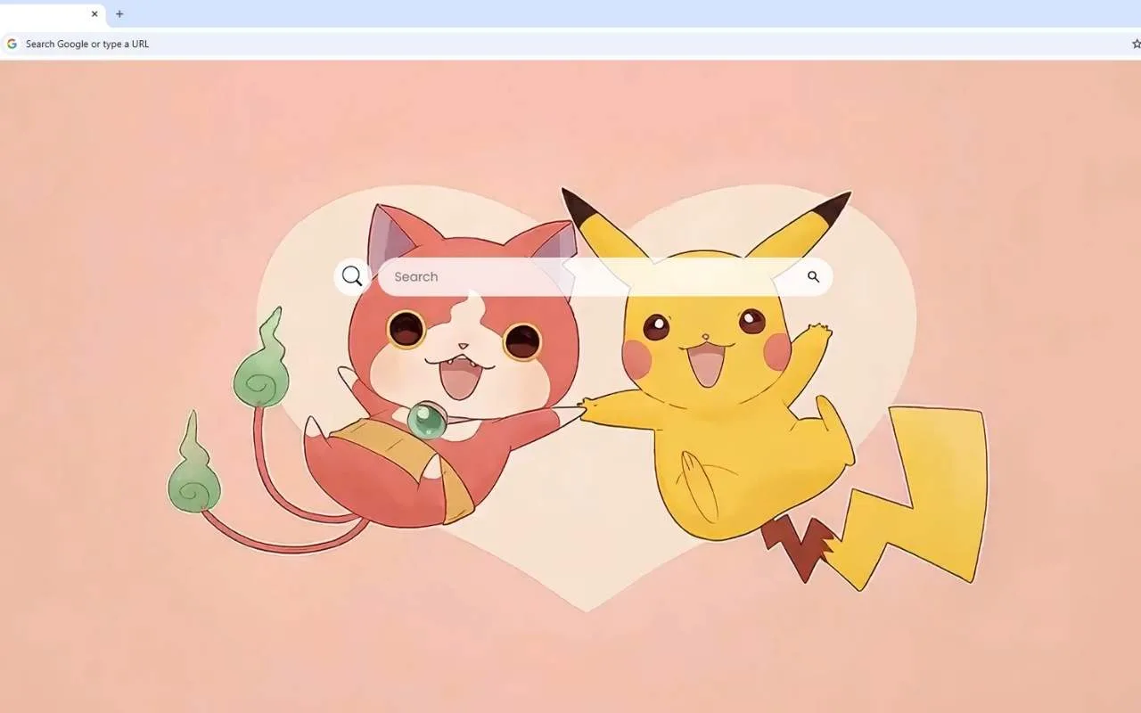 Yo-Kai Watch and Pikachu Live Wallpaper