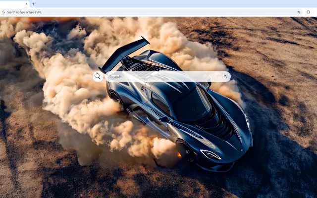 Black Car Smoke Live Wallpaper