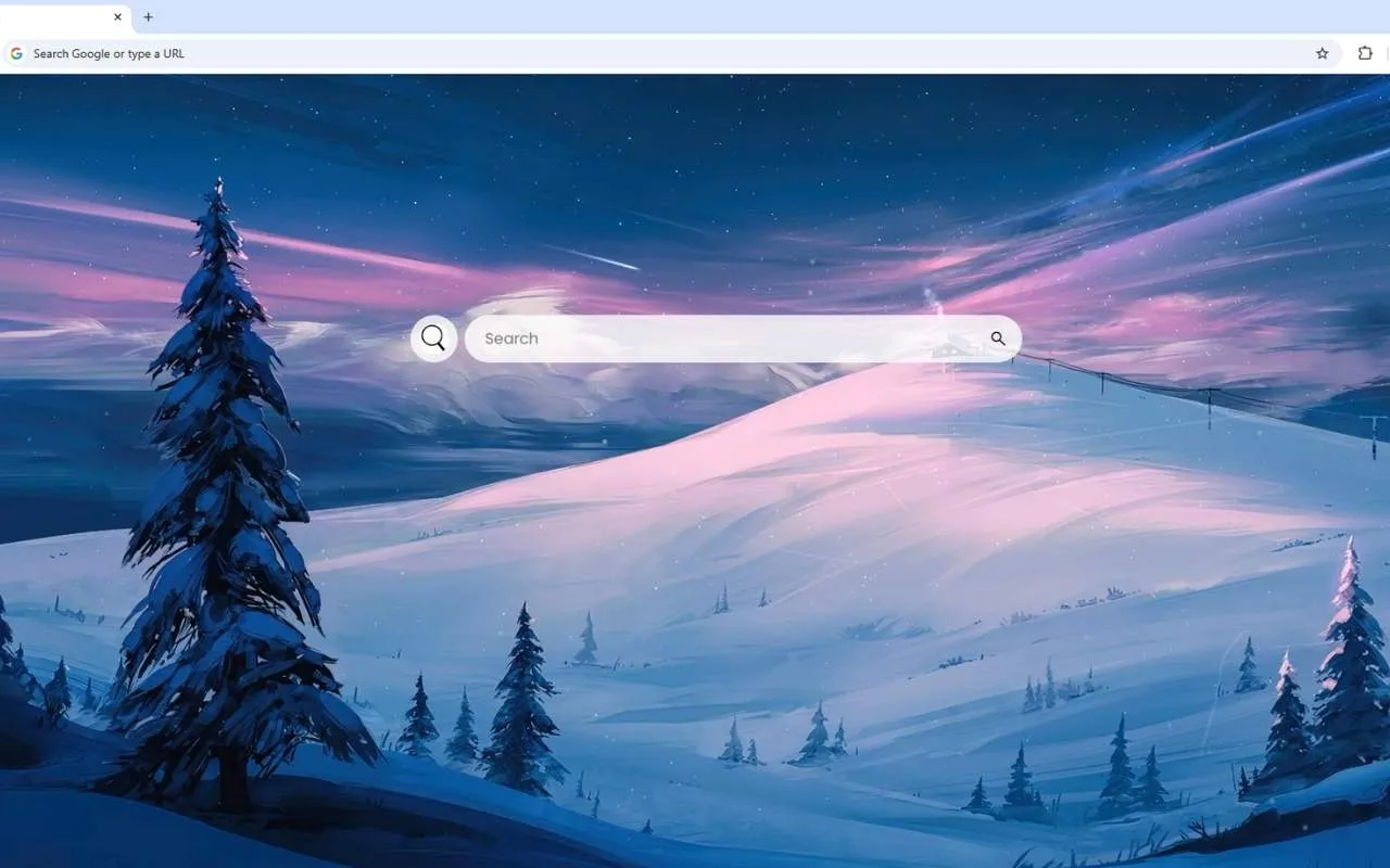 Winter Falling Star Live Wallpaper