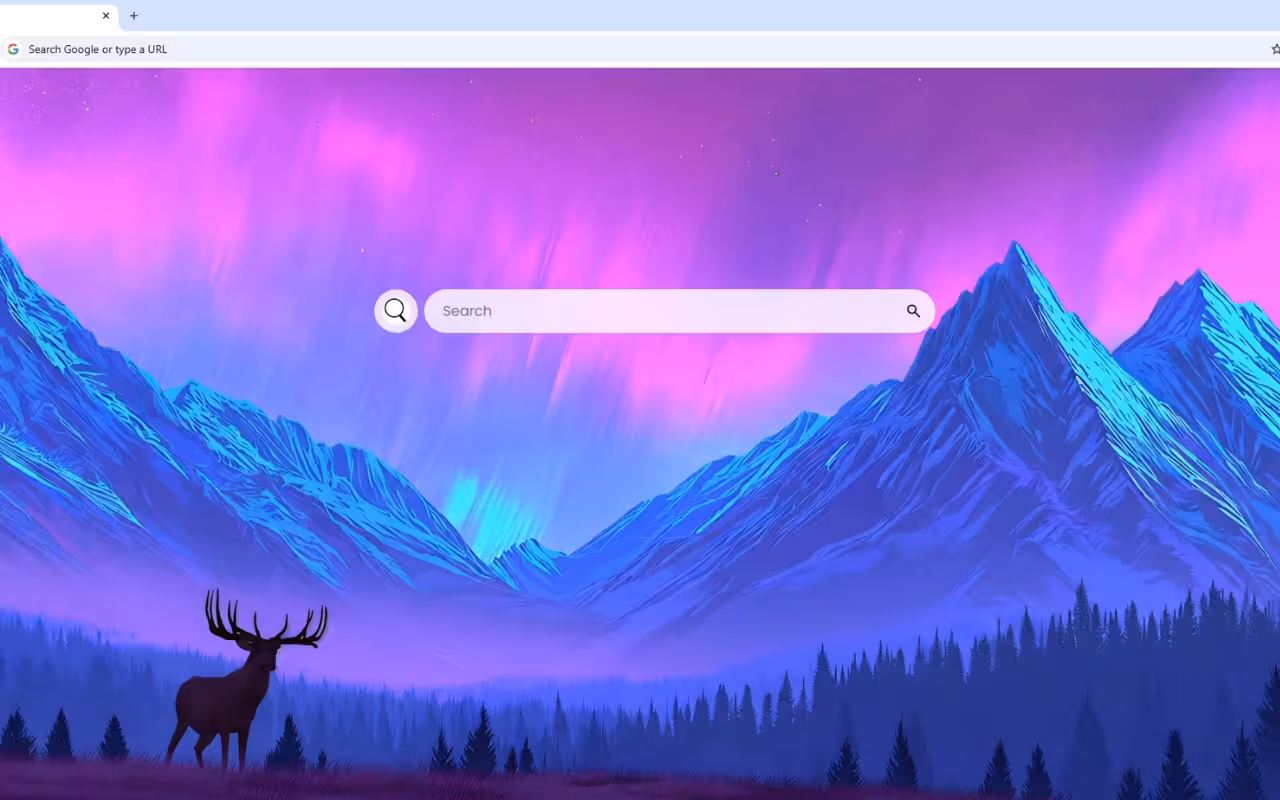 Northern Lights Purple Aurora Live Wallpaper